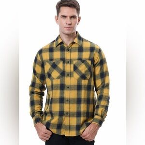Nwt-🍁 Abercrombie & Fitch Men’s Plaid Flannel Shirt